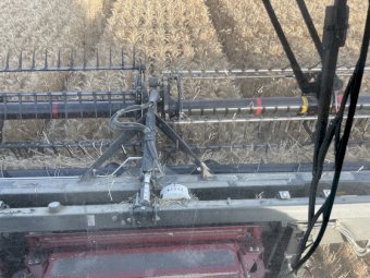 2018 Case IH 8240 Header with 2018 Macdon D140 Front