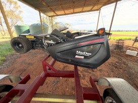 2021 Macdon PW8 Pick Up Front and Trailer