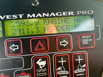 2016 Macdon 205 Windrower with 2018 D65 Front & Mower Front on Trailers