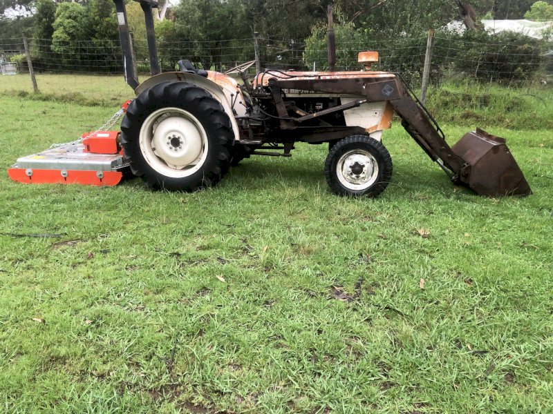 David Brown Tractor and Slasher