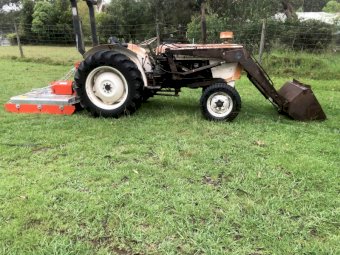 David Brown Tractor and Slasher