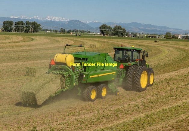 Contract Baling Large Squares and Round Bales