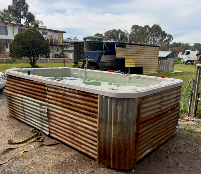 Rustic Swim Spa