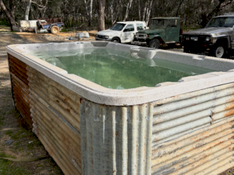 Rustic Swim Spa