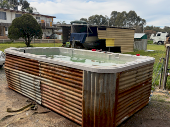 Rustic Swim Spa
