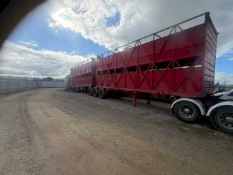 1993 Byrnes B-Double Stock Crate Trailers
