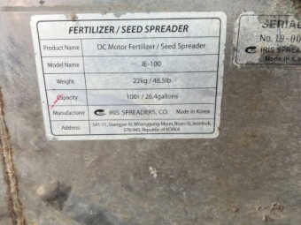 2019 IE-100 Iris spreader