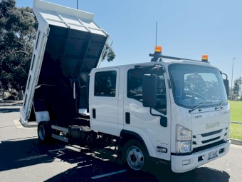 ISUZU NPR65-190 7 SEATER! EX COUNCIL TIPPER! JUST PASSED ROADWORTHY