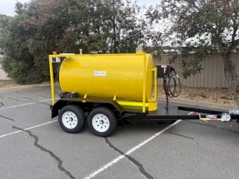 solar powered fuel trailer