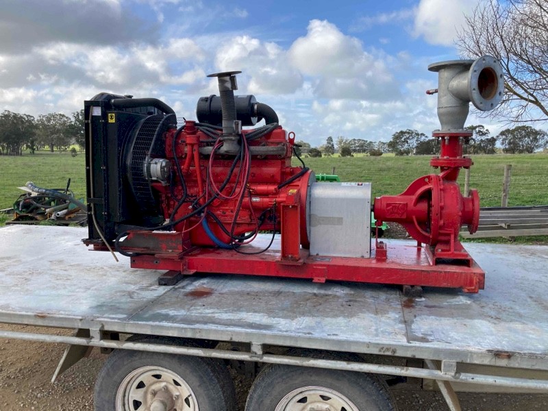 Crossley 95kw motor and 125x100-250 pump