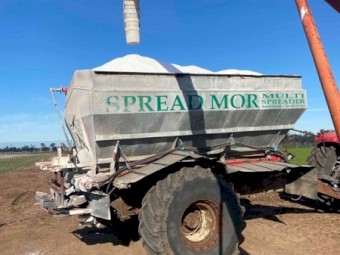 Norrish Spreadmor gypsum lime urea Spreader
