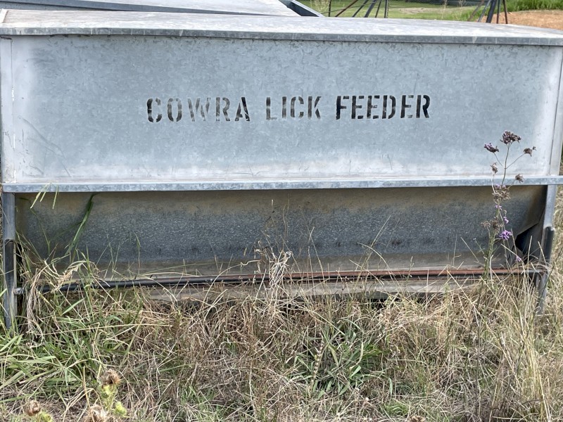 Feeders Bromar and Cowra lick feeders