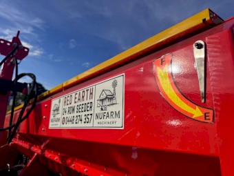 24 Row Double Disc Twin Box Seeder - 150mm spacing - Finance and Delivery available AUS wide - Brand new. 