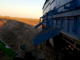 Grouper Custom Built One Side Delivery Bins on 42ft Trailer