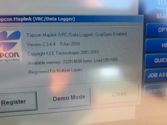 Topcon X20 for 'Steer Ready' John Deere 20 series tractor