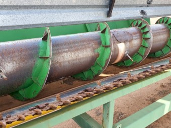 2000 John Deere 930F Flex Front & Trailer