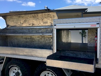 Fire Fighting Unit on Custom Aluminium Tray