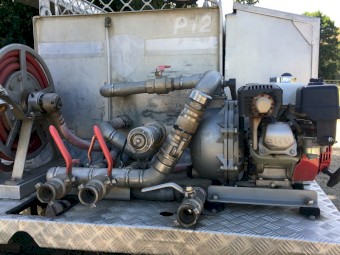 Fire Fighting Unit on Custom Aluminium Tray