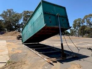 25 Cubic Metre Hydraulic Tip Skip Bin