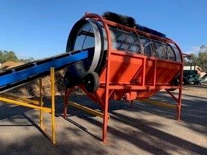 Orange 2m Diameter Trommel