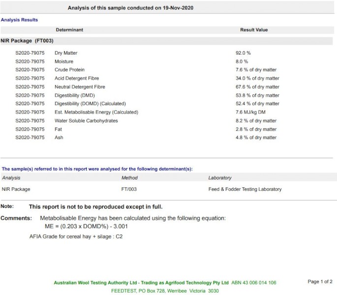 170 x  Oaten Hay 5x4 Round Bales (New Season)
