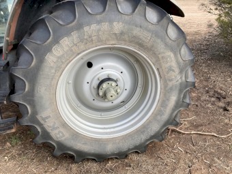 Case IH MXM130 PRO with LSX Front End Loader with Hay Forks & Bucket included