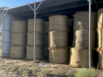 Oaten Hay Round Bales