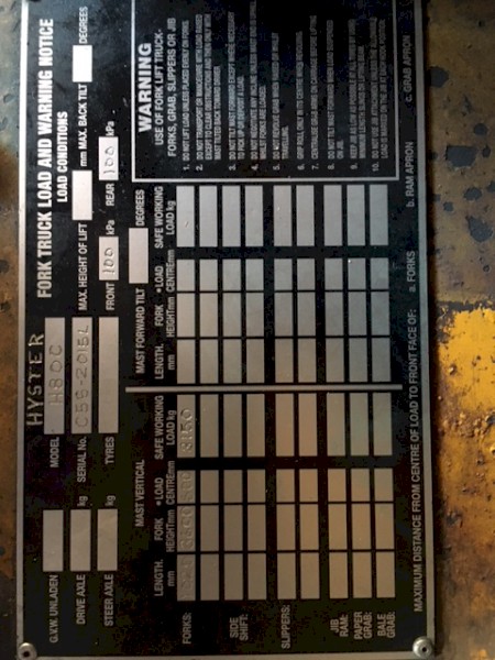 (A136) - Hyster 3T Forklift
