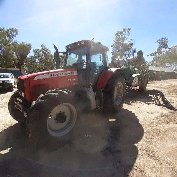 2005 Goldacres 4024 Boom Spray &  2004 Massey Ferguson 7475 Tractor with GPS