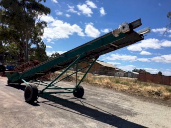 (A136) - Fire Wood Elevating Conveyor