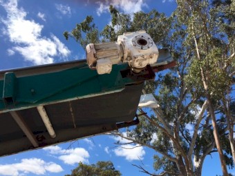 (A136) - Fire Wood Elevating Conveyor