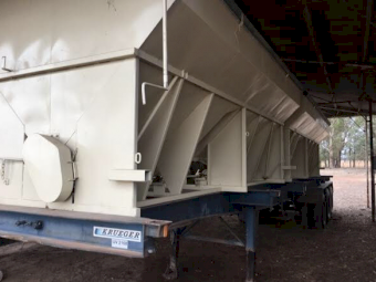 2 Heaslip Groupers on Tri Axle Skel