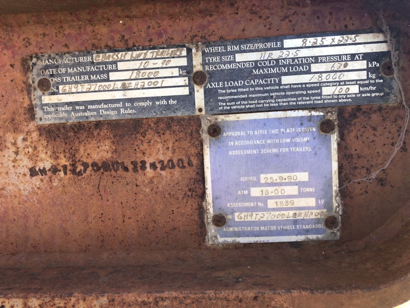 16ft Flat Top Tipping Dog Trailer