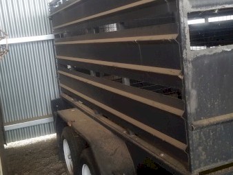 10 x 6 Chequerplate Stock Trailer