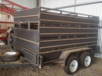 10 x 6 Chequerplate Stock Trailer