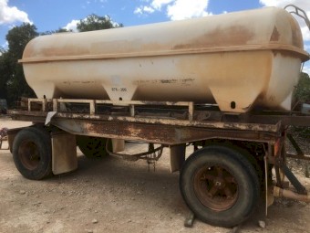 Tieman Tandem Axle Flat Top Dog Trailer