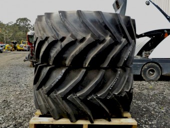 2x Brand New Trelleborg Twin 414 Heavy Lug Industrial/Tractor/Tyres/600/55 R30.5