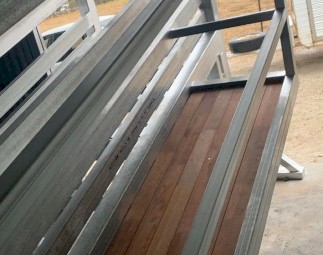 Wood's Steel Industries  Heavy Duty Adjustable Cattle Ramp Aussie Made!