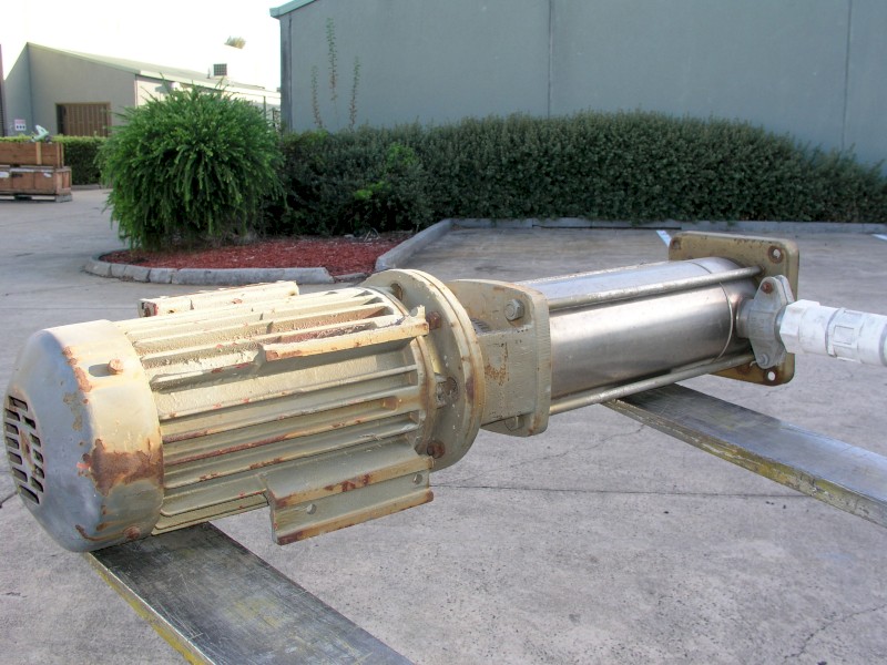 GRUNDFOS VERTICAL MULTISTAGE SS PUMP & ELECTRICAL MOTOR ASSEMBLY QTY