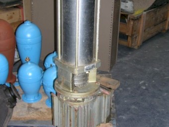 GRUNDFOS VERTICAL MULTISTAGE SS PUMP & ELECTRICAL MOTOR ASSEMBLY – QTY 1 (MSL 133)