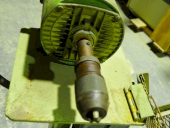 MSL 886 - PEDESTAL HORIZONTAL DRILL FITTED ON A METAL STAND