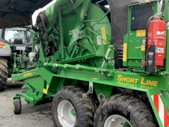 2018 John Deere 960 Round Baler with Goweil G5040 Bale Wrapper