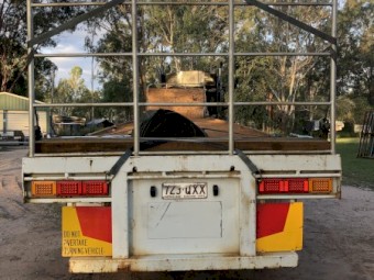 1987 Fruehauf Flat Top Trailer