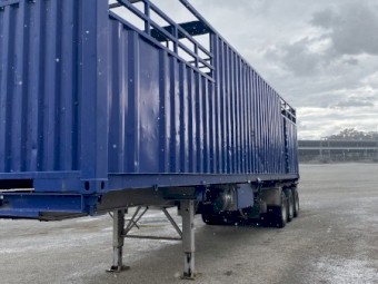 40ft single deck crate on skele trailer