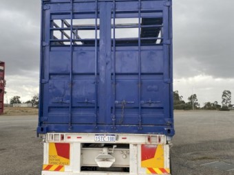40ft single deck crate on skele trailer