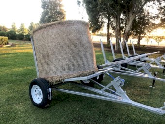 Round Bale Hay Trailer
