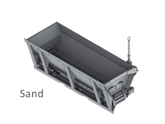 Mensch M1250-1 Side Shooter Sand Bucket 7'