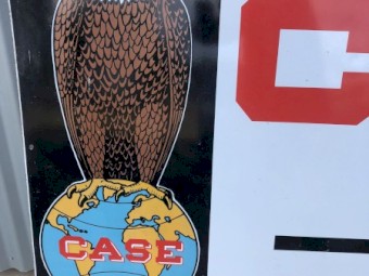 CASE Dealership baked enamel Sign