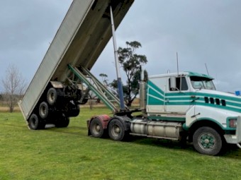 1997 Hamelex Aluminium Semi Tri-Axle Tipper.    " Under offer"