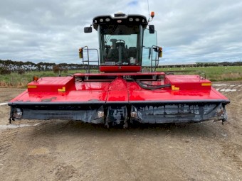 2015 Massey Ferguson WR 9770 Windrower with Mower Front